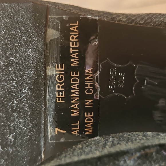 Dollhouse Fergie Denim Beaded 4.25" Heel Mules Size 7 - Picture 8 of 16